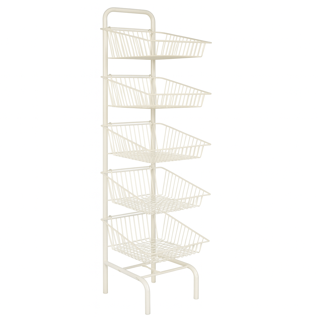5 Tier Basket Display Stand