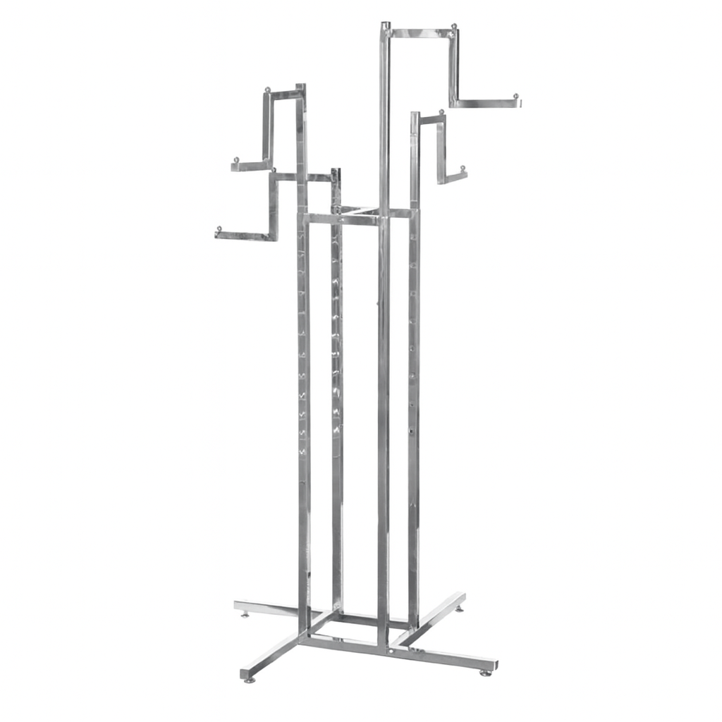 Adjustable 4 Arm Rail - Stepped Arms