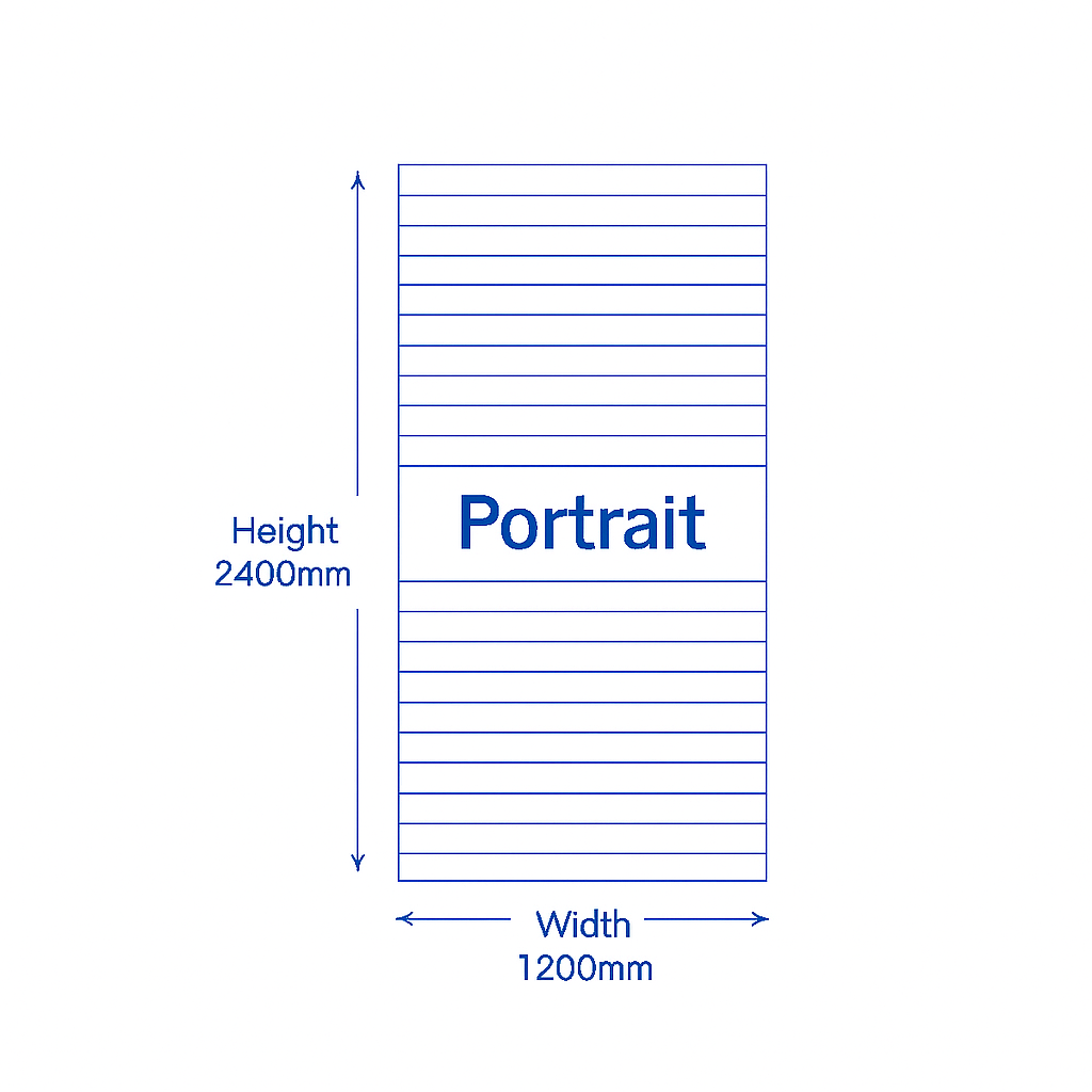 Slatwall Panel - Black - 2.4m x 1.2m