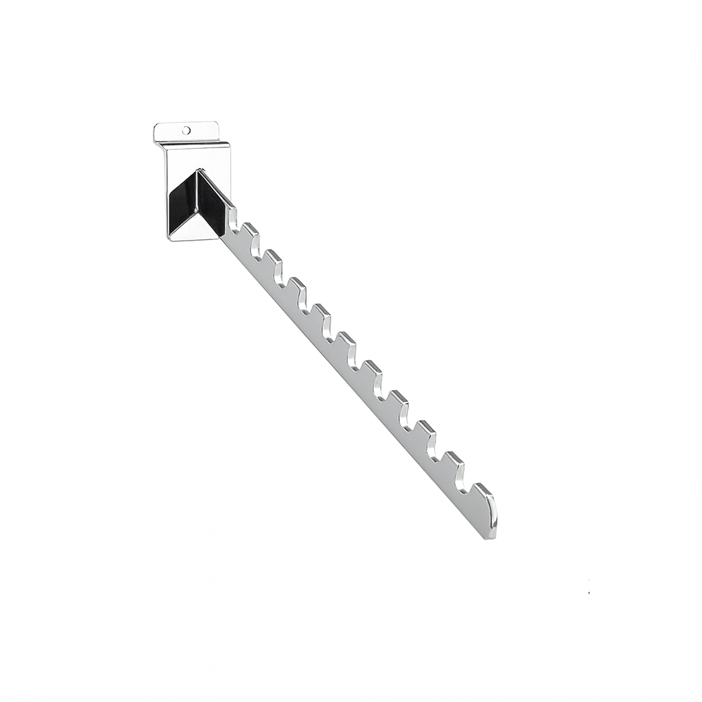 Slatwall 10 Notched Arm