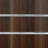 Slatwall Panel - Dark Ash - 2.4m x 1.2m