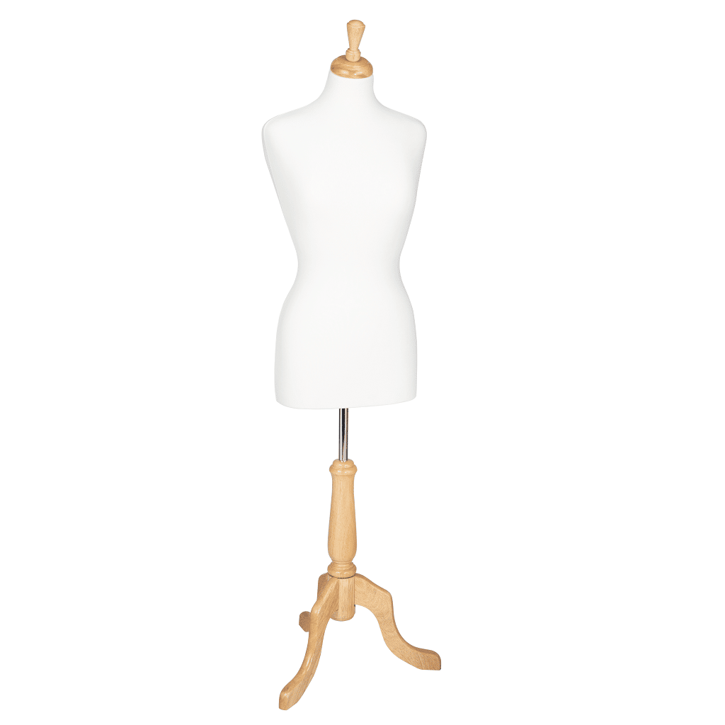 Female Bust Form Wooden Stand