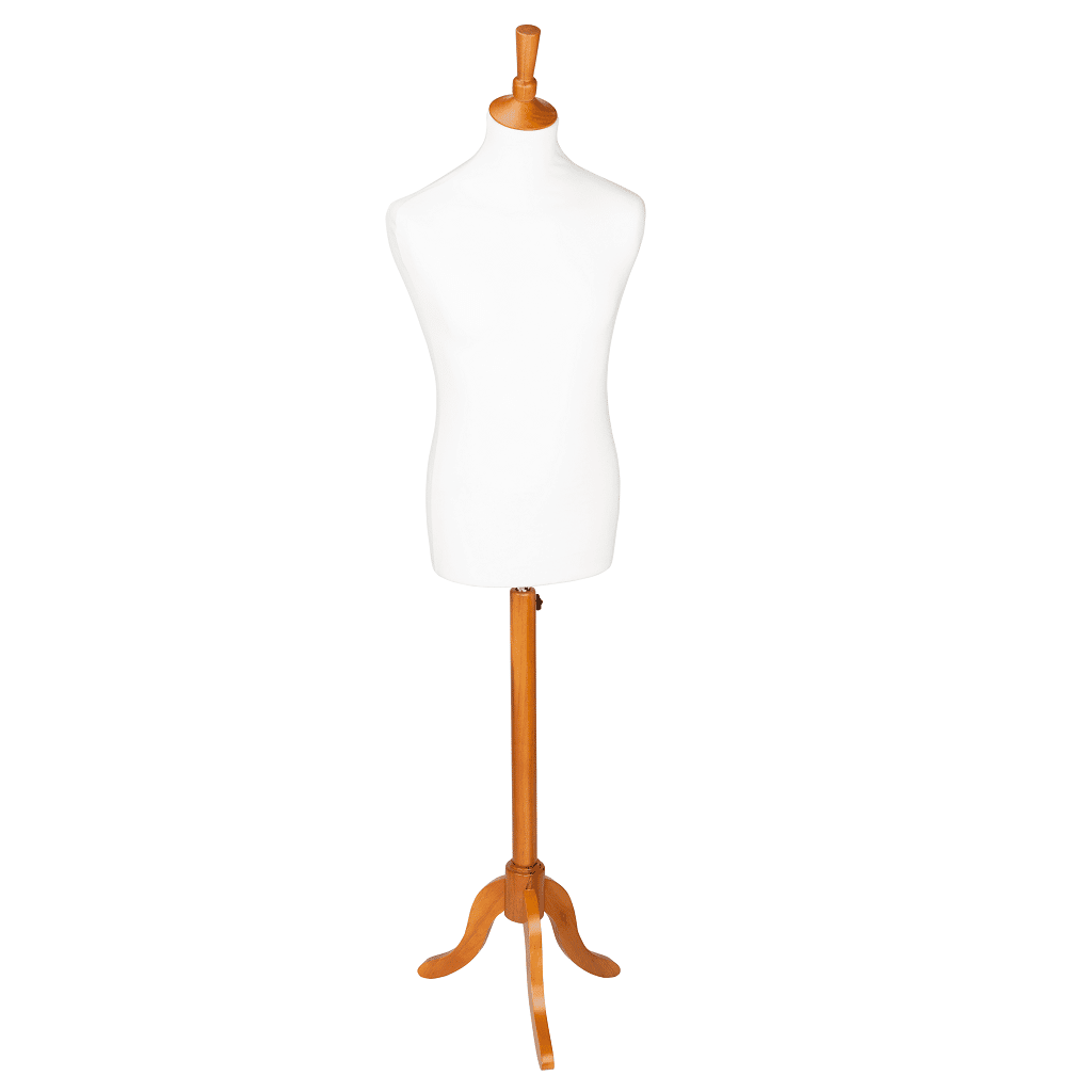 Male Bust Form Wooden Stand