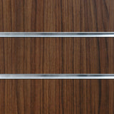 Slatwall Panel - Walnut - 2.4m x 1.2m
