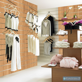 Slatwall Panel - Denver Oak - 2.4m x 1.2m