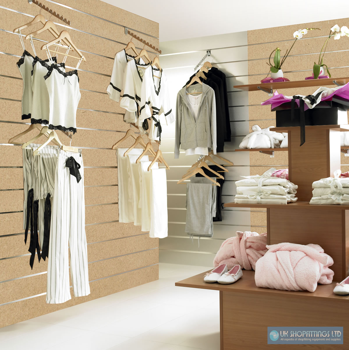 Slatwall Panel - Raw Mdf - 2.4m x 1.2m